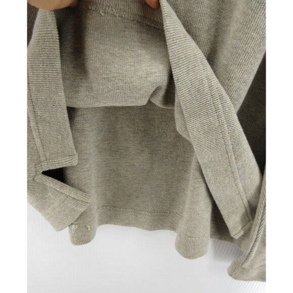 VINTAGE Gap Sweater Medium Taupe Pullover Preppy Classic Y2K Cotton - Picture 9 of 10
